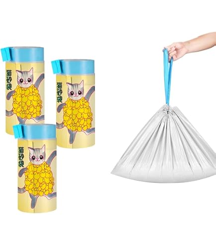 Amazon | ごみ袋 猫 自動トイレ 交換用 60枚 72×40cm 多くの引き出し式