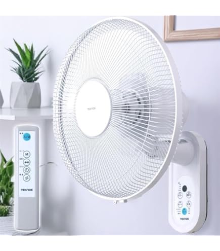 Amazon | TEKNOS 40cm壁掛けフルリモコン扇風機 KI-W488R ホワイト