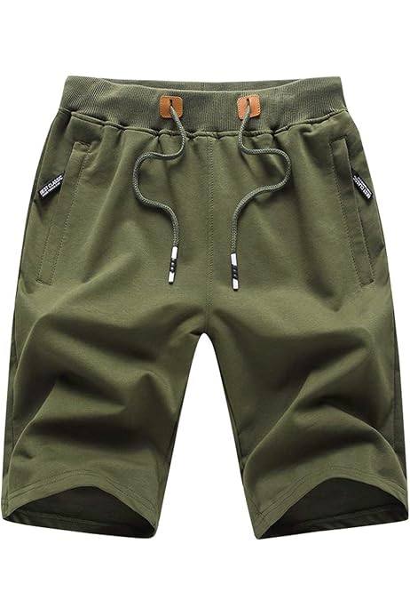 Voncheer Mens Elastic Waist Drawstring 