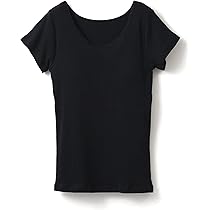 美品✨アクリス　半袖カットソー インナー付き 黒 ブラック 半袖レースインナートップス（Tシャツ/カットソー）｜Sawa a la