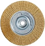 Vermont American 16802 6-Inch Fine Brass Wire Wheel Brush with 1/4-Inch Hex Shank for Drill [並行輸入品]