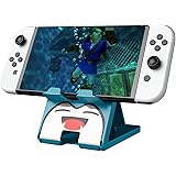 【Amazon限定ブランド】スイッチ スタンド Switch スタンド 卓上ホルダー for Nintendo Switch/Switch Lite/有機 EL/iPhone15 可愛い 角度調整可能 携帯置き台 折り畳み式 コンパクト 滑り止め 持
