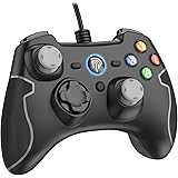 EasySMX 有線PCコントローラー ゲームパッド PC/Steam deck/PS3/Android/TV Boxに対応 プロコン 低遅延 HD振動 TURBO連射機能 USB接続簡単 パソコンゲームコントローラー 人間工学デザイン 滑り止め 高