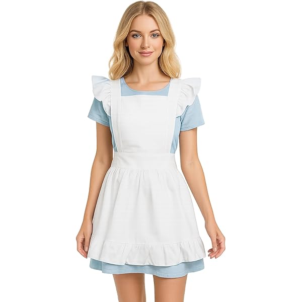 ♥Woody の奥様は魔女的なフリルが可愛いロングドレスなエプロンです ♥Woody Homeの奥様は魔女的なフリルが可愛いロングドレスなエプロン