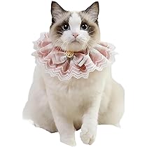 ブルードット、わんちゃん猫ちゃん用襟付き首輪 ブルードット、わんちゃん猫ちゃん用襟つき首輪