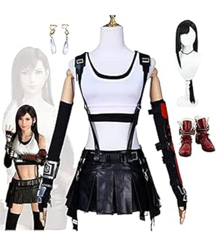 Amazon.co.jp: [NSPSTT] ティファ コスプレ 格闘服 FF7 コスプレ衣装