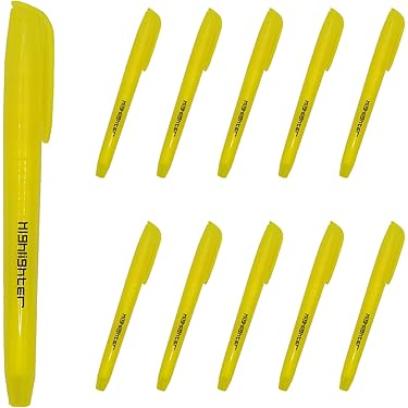 蛍光ペン(きいろ) 楽天市場】直液式蛍光ペン イエロー 2本入 (100円ショップ 100円均一