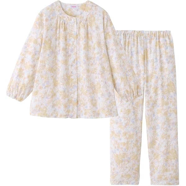 Amazon | [グンゼ] パジャマ 綿100％長袖長パンツ（袖・足口ゴム