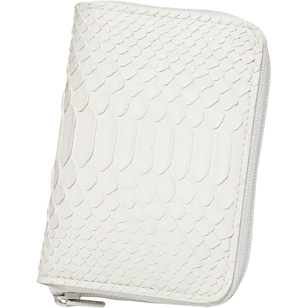 Amazon | 「白ヘビ/白蛇/ホワイトパイソン」使用 最高級蛇革/ヘビ革