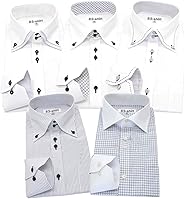 BS-shirt(ビジネスマンサポートシャツ) 長袖ワイシャツ5枚セット 豊富なサイズ