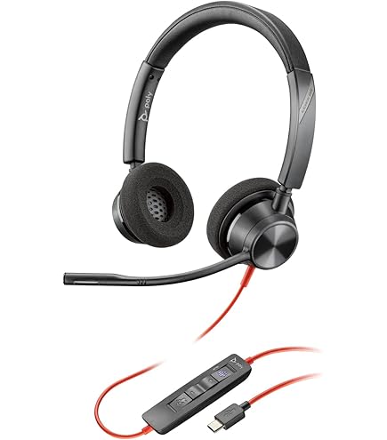 ENCOREPRO 320 USB-C ヘッドセット ノイズキャンセリング Amazon.com: Plantronics EncorePro 320, EP320 USB-C Headset