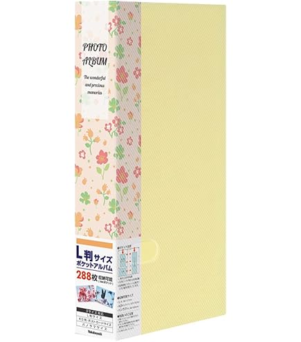 Amazon.co.jp: ナカバヤシ ポケットアルバム フォトホルダー L判 288枚