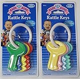 Baby King Rattle Keys, 6PK, Assorted Colors by Baby King [並行輸入品]
