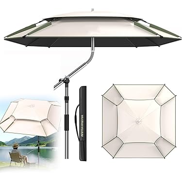 ガーデンパラソル ビーチ フィッシング パラソル 260cm 折りたたみ