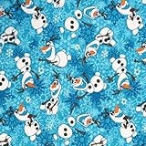 SheetWorld Fitted Sheet (Fits BabyBjorn Travel Crib Light) - Olaf - Made In USA by sheetworld