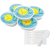 因島産 八朔の果肉入りゼリー 78g×5個 ＋ 食べやすいスプーン5個(個包装) doremiオリジナルセット はっさくゼリー 来客用 ご家庭用