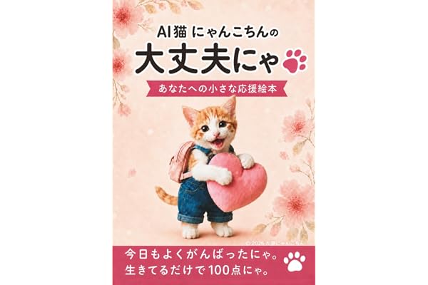 AI猫にゃんこちんの大丈夫にゃ: あなたへの小さな応援絵本