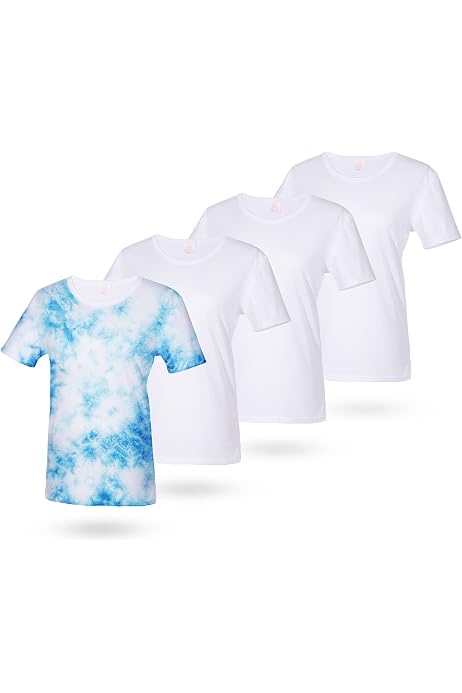UOhost 10PCS White T-Shirt Sublimation 
