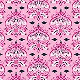 Caden Lane Luxe Collection Damask Single Sheet, Pink by Caden Lane