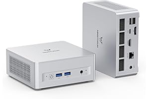 MINISFORUM UM870 Slim ミニpc AMD Ryzen 7 8745H DDR5-5600MHz 32GB 1TB SSD Windows 11 Pro 小型pc Radeon 780M グラフィック HDMI2.1 |DP1.4|