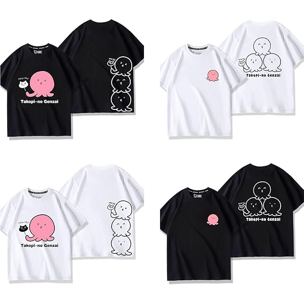 Amazon.co.jp: [ダブル] タコピーの原罪 Tシャツ 半袖 コスプレ衣装