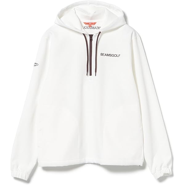 ビームスゴルフ　半袖 パーカー　L LUXE/R パーカー メンズ 半袖 ブランド ジップパーカー ロゴ