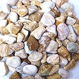 ［砂利 玉砂利 30kg］お庭にぴったりイエロー化粧玉石pe06【9月20日発売分】