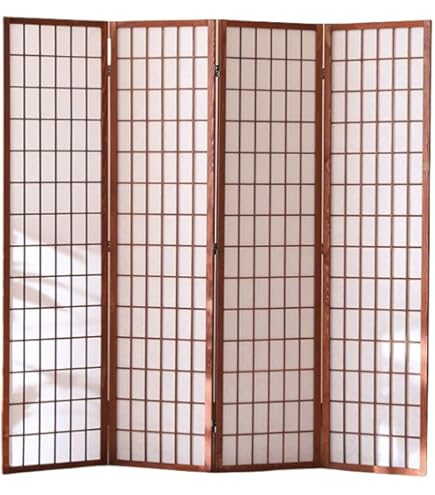 Amazon｜完成品 天然木の和風衝立 4連タイプ 高さ150cm 間仕切り