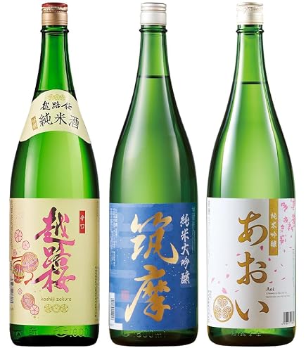 純米大吟醸&純米吟醸1800ml 6本セット Amazon.co.jp: 日本酒セット 純米大吟醸 純米吟醸入り 純米酒 1800ml 6