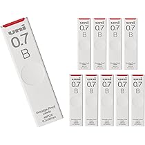 Amazon.co.jp: 三菱鉛筆 シャープペン芯 uni ユニ 0.5 B 10個 ハコ