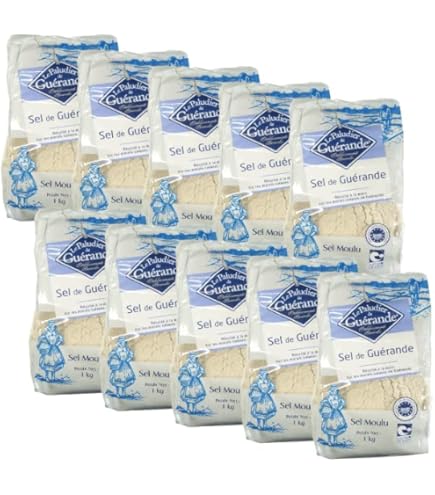 Amazon.co.jp: セルマランドゲランド ゲランドの塩 顆粒 1kg 10袋