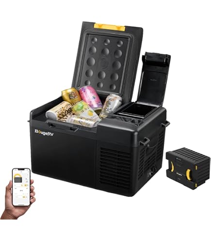 Amazon.co.jp: SAMONIC 車載冷蔵庫専用バッテリー 15600mAh 【車載