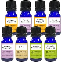エッセンシャルオイルセット 8本 各10ml オーガニック 100%天然 フラン