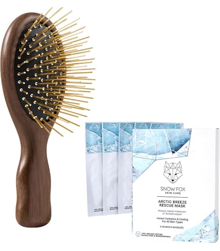 Amazon | プレミアム FOX カッサ ウッド ミニハート ヘアブラシ