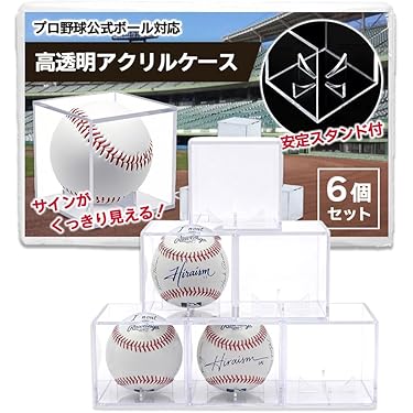 NPB選手サインボール24個セット+自家製アクリルボールケース Amazon.co.jp 最新リリース: ボール・ボールケース(野球チーム・ファン