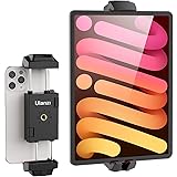 Ulanzi タブレットホルダー ipad 三脚用ホルダー スマホ三脚マウント 2.55-12.9インチ対応 iPad三脚アダプター スマホホルダー コールドシュー付き アタッチメント クリップ 1/4ネジ穴付き iPad/iPad Air/iPad