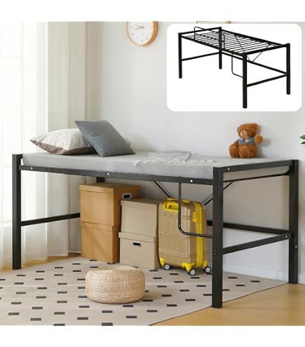 Amazon｜Wazukai ロフトベッド セミダブル スチール パイプベッド 高さ