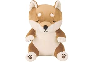 LIV HEART りぶはあと 座り抱き枕 ポリエステル プレミアムねむねむアニマルズ 柴犬のコタロウ Sサイズ(全長18cm) ふわふわ もちもち 68227-44