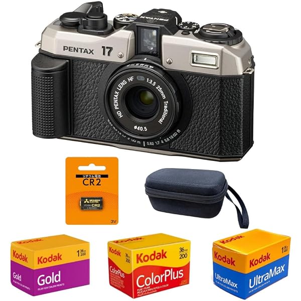 PENTAX 17 フィルムカメラ フィルム三本set付き Amazon | ペンタックス PENTAX17 フィルムコンパクトカメラ フィルム3