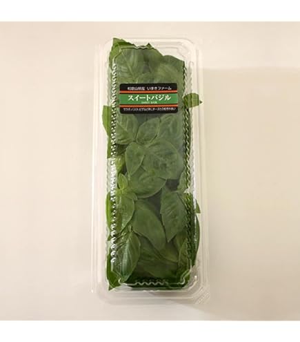 Amazon.co.jp: 国産 スイートバジル 1パック 総量：約25g（目安 17g