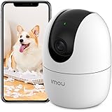 【Alexa対応】Imou 防犯カメラ 監視カメラ ベイビーモニターペットカメラ フルHD 1080P 屋内カメラ 上下左右回転機能 夜間撮影 動体検知 自動追跡 スマホ通知 双方向通話 取付簡単 2.4GHzのみWiFi対応 Ranger 2
