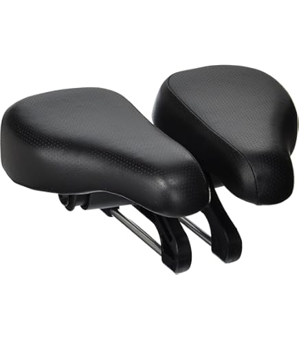 VELO Tour Vacuun Techno Bike Saddle - Elastomer Shock Absorbing, Memory Foam, Waterproof For Men & Women