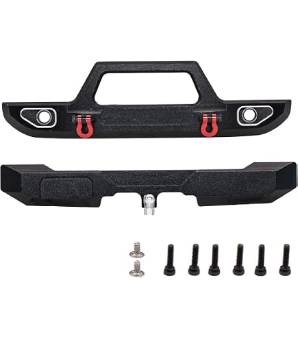 Paraurti Anteriore/Posteriore Metallico Per Modellino RC Axial SCX24 1/24