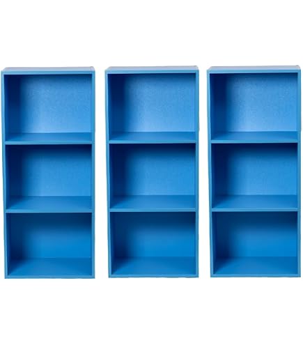 Amazon｜OKUNAI カラーボックス 3段 幅約41.5×奥行約29×高さ約88cm(3個