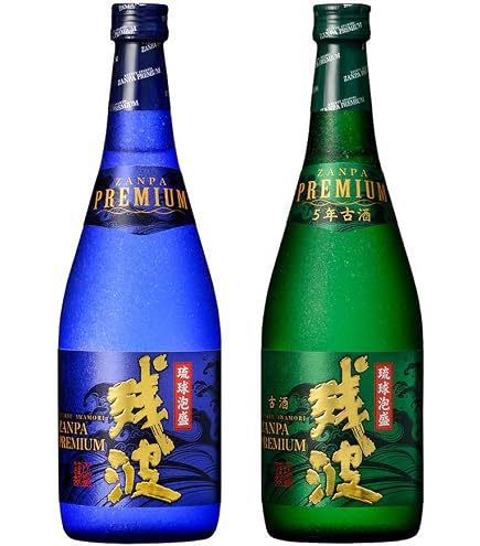 Amazon.co.jp: 比嘉酒造 残波 プレミアム 14年古酒 箱付き 泡盛 43度