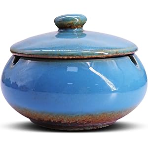 KOYOI 灰皿 おしゃれ 陶器 洗いやすい タバコ固定 防水 消火 タバコ 卓上 車 屋外 はいざら 料亭 旅館 和食…