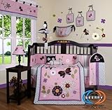 Boutique Daisy Garden 13PCS CRIB BEDDING SET by GEENNY [並行輸入品]