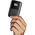INIU Mobile Battery, 10,000 mAh, Lightweight, Small, 22.5 W, Fast Charging, 3 Devices Simultaneously Charging, PSE Certified, PD QC4.0, Large Capacity, Built-in Smartphone Holder, LED Remaining
