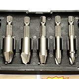 Drillpro Damaged Screw Remover Extractor Set by Mring Set Screwdriver Bit Sets Screw Remover Drill 1