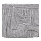 Elegant Baby 100% Cotton Seed Knit Blanket, Gray, 30 X 40 by Elegant Baby [並行輸入品]